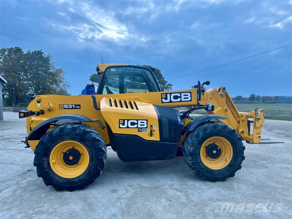 JCB 531-70 Agri Teleskopiniai krautuvai žemės ūkiui