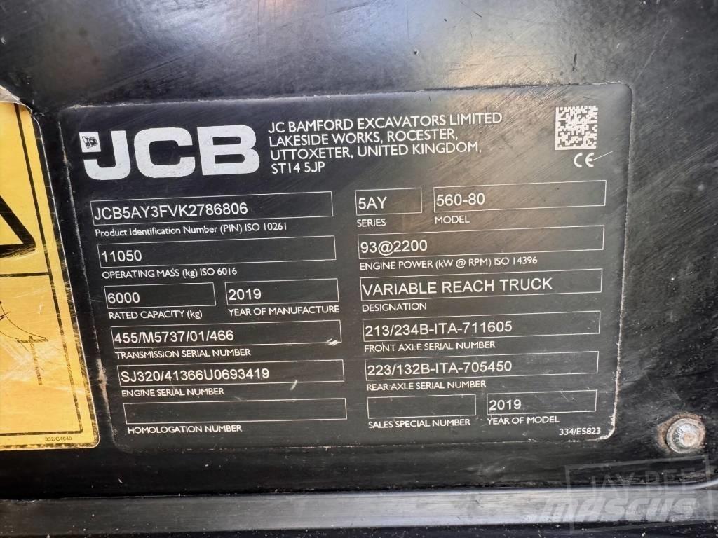 JCB 560-80 Teleskopiniai krautuvai