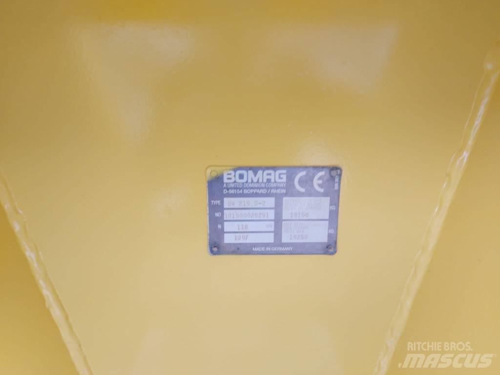 Bomag BW 219 D-2 Vieno būgno volai
