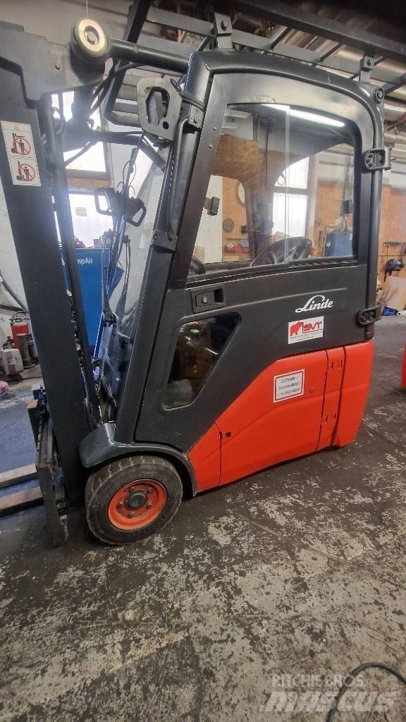 Linde E 16 Elektriniai šakiniai krautuvai