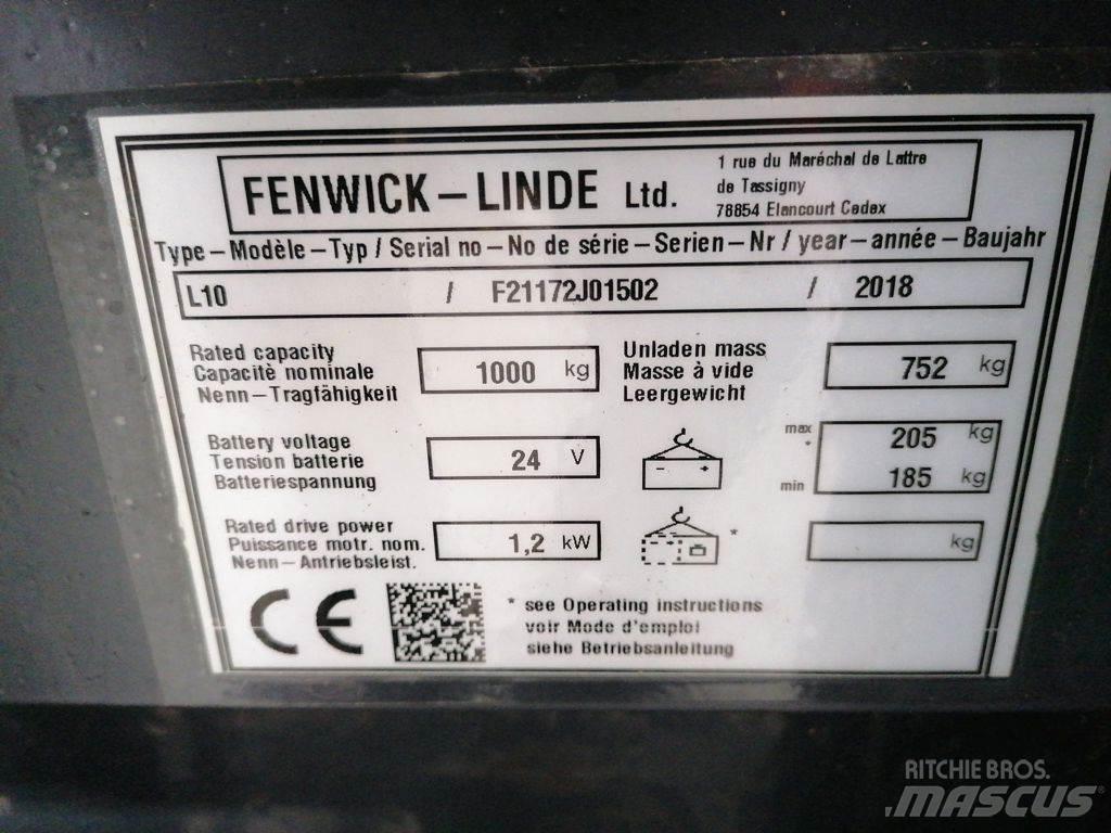 Linde L10 Rankiniai vėžimėliai