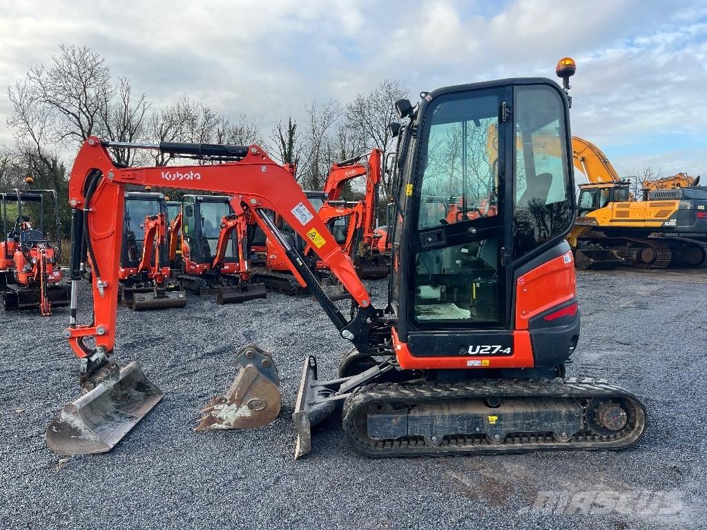 Kubota U 27-4 Mini ekskavatoriai < 7 t