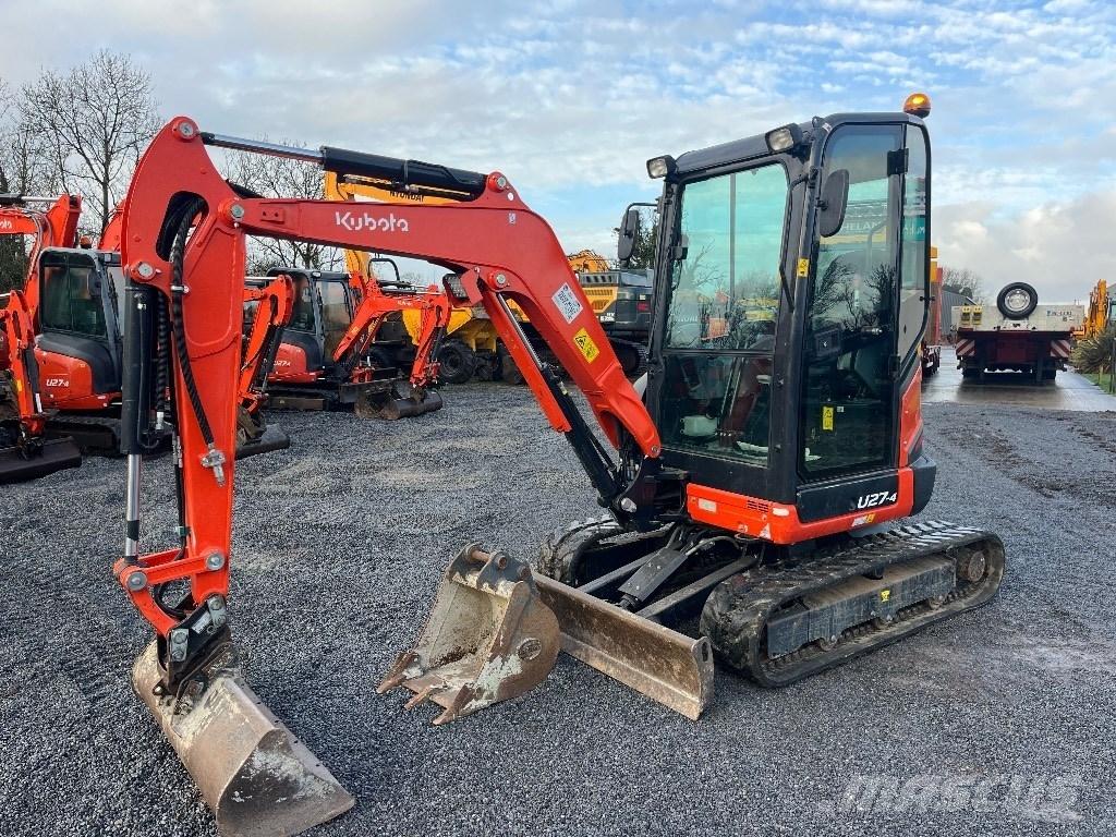 Kubota U 27-4 Mini ekskavatoriai < 7 t