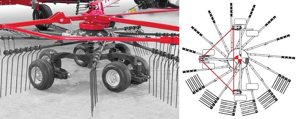 SIP STAR R 430 - 12 T Šienapjovės