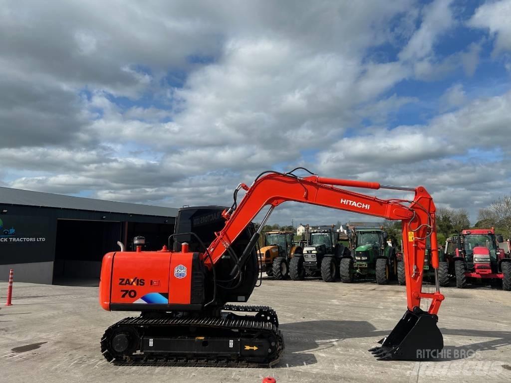 Hitachi Zaxis 70 Vikšriniai ekskavatoriai