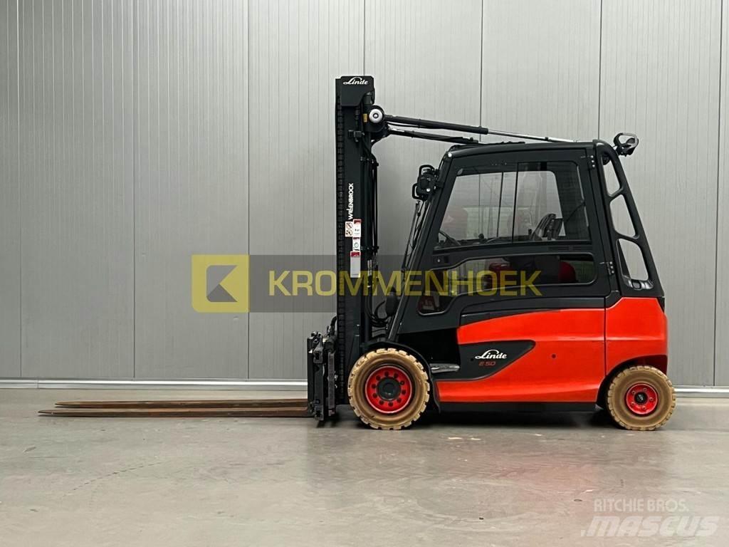 Linde E 50 HL Elektriniai šakiniai krautuvai