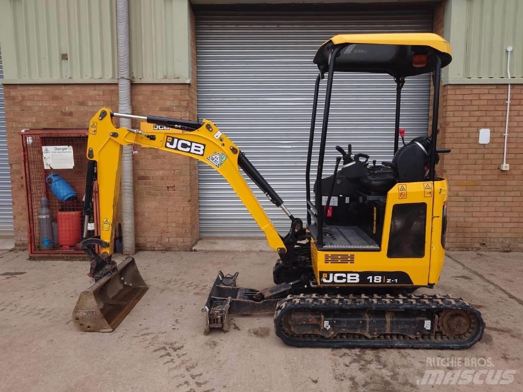 JCB 18 Z Mini ekskavatoriai < 7 t