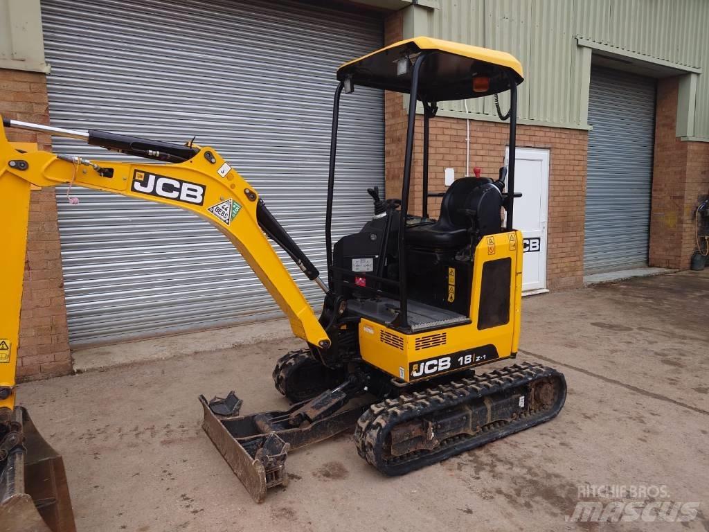 JCB 18 Z Mini ekskavatoriai < 7 t