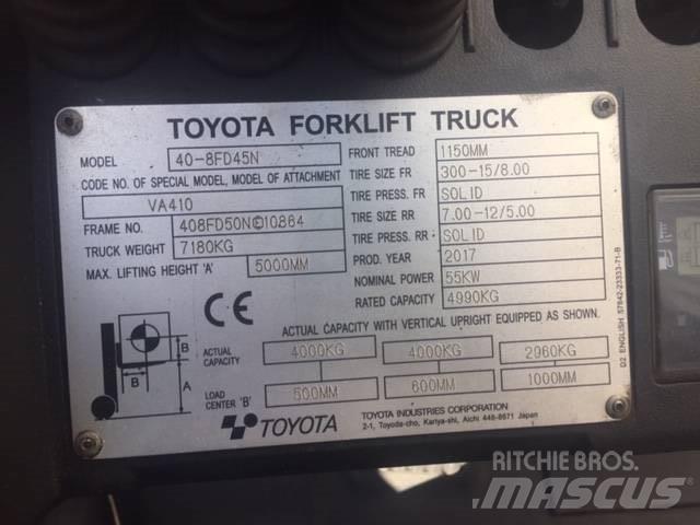 Toyota 40-8FD45N Dyzeliniai krautuvai