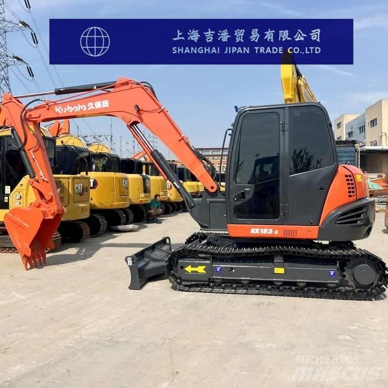 Kubota KX 183 Vidutinės galios ekskavatoriai 7-12 t
