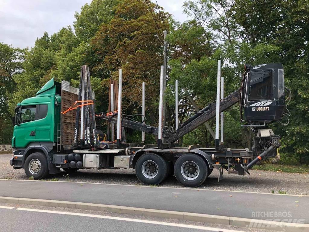 Scania R 480 Miškovežių vilkikai