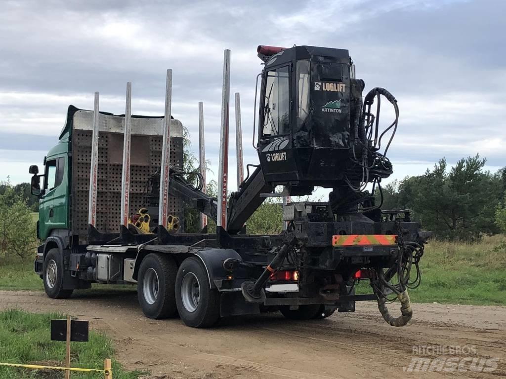 Scania R 480 Miškovežių vilkikai
