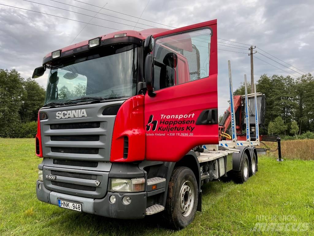 Scania R 500 Miškovežių vilkikai