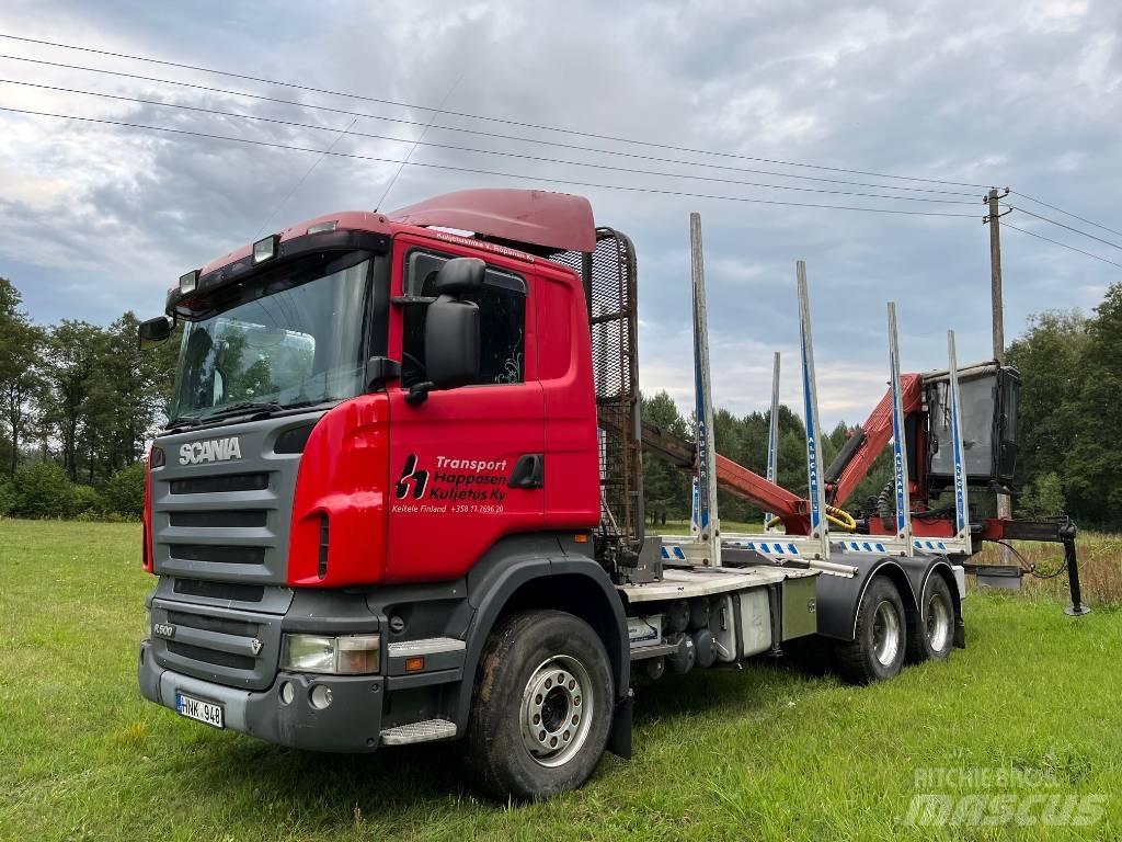 Scania R 500 Miškovežių vilkikai