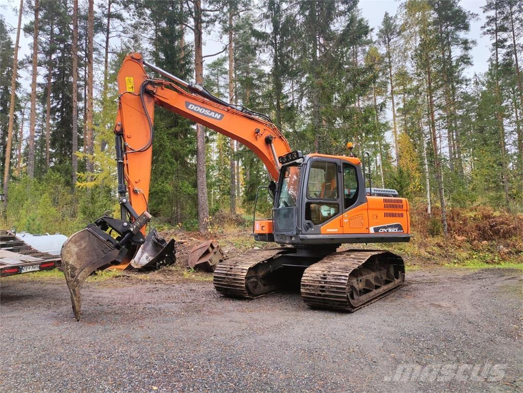 Doosan DX160 LC-5 Vikšriniai ekskavatoriai