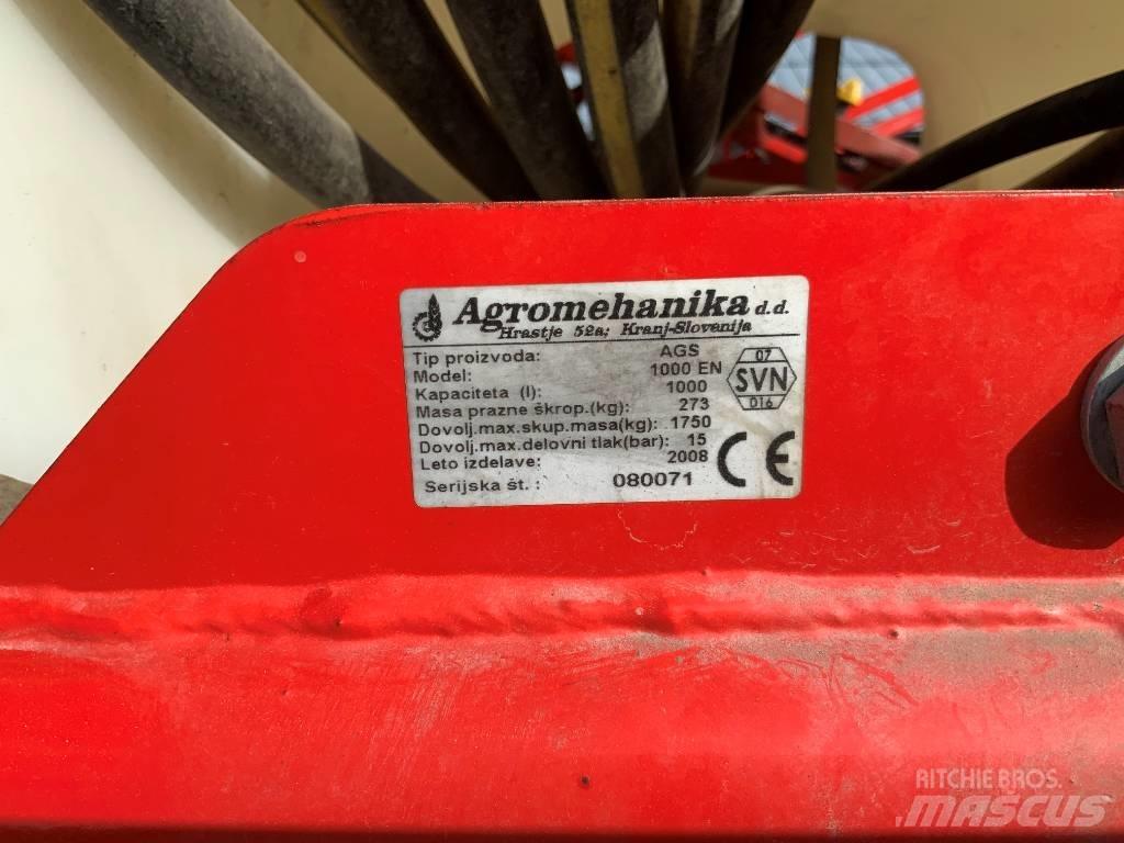 Agromehanika 1000 EN Įmontuoti purkštuvai