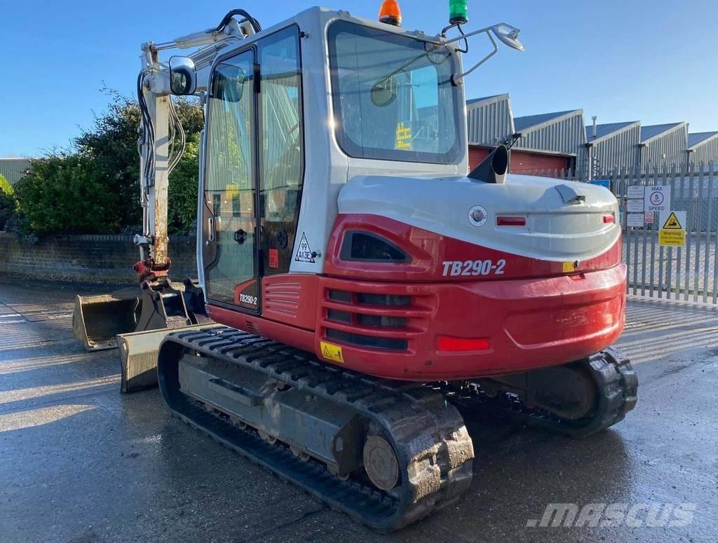 Takeuchi TB 290 Vidutinės galios ekskavatoriai 7-12 t