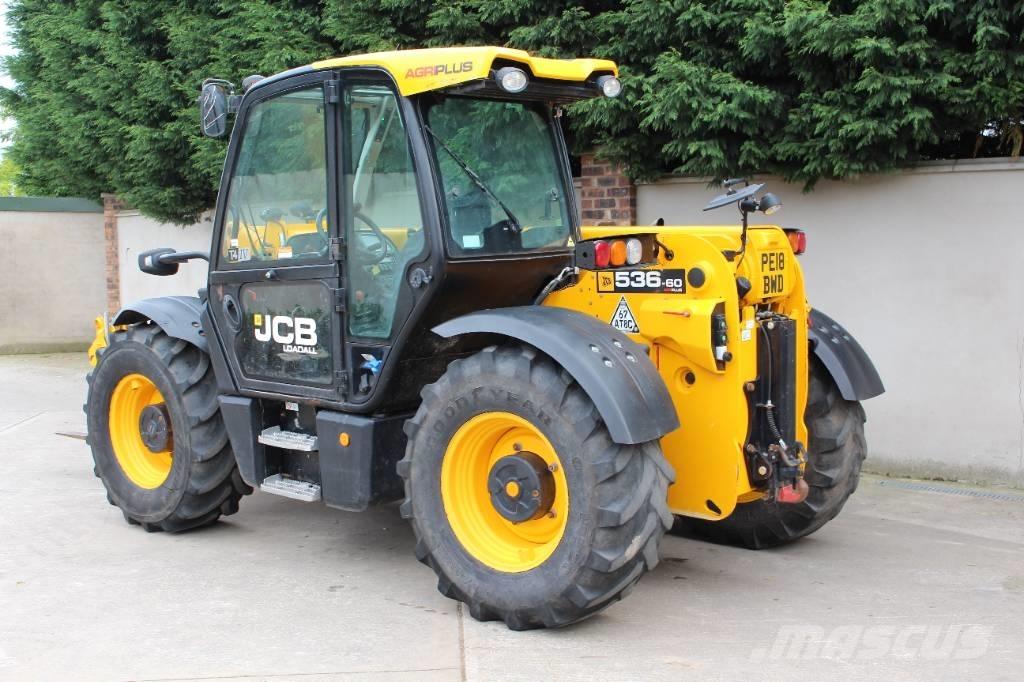 JCB 536-60 Agri-Plus Teleskopiniai krautuvai žemės ūkiui