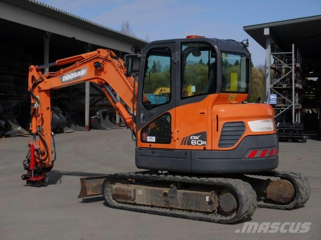Doosan DX 60 R Mini ekskavatoriai < 7 t
