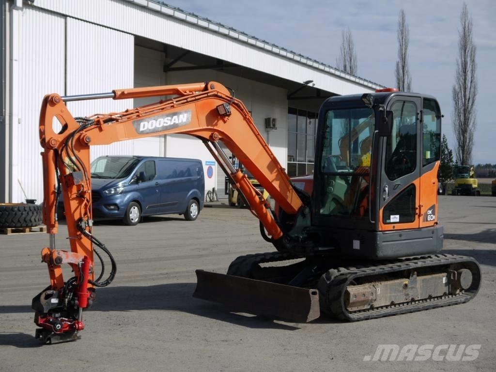 Doosan DX 60 R Mini ekskavatoriai < 7 t