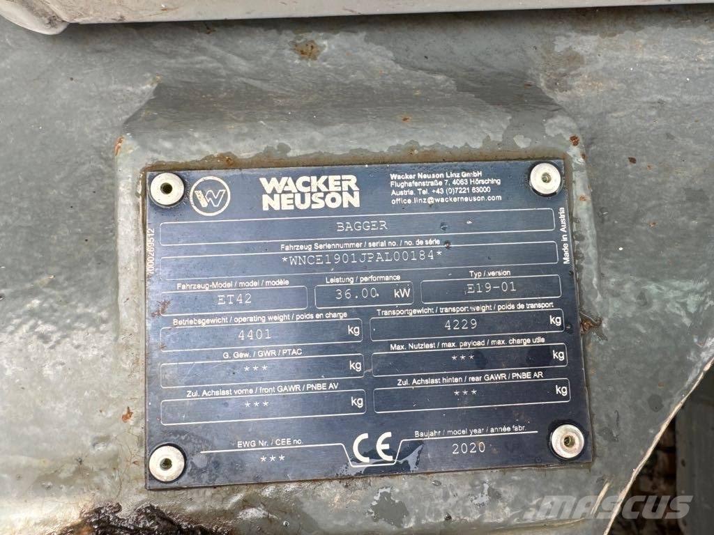 Wacker Neuson ET42 Vikšriniai ekskavatoriai
