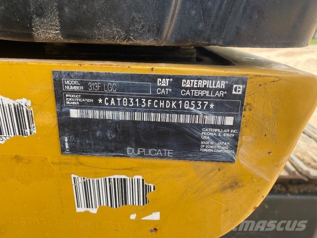 CAT 313 F LGC Vikšriniai ekskavatoriai