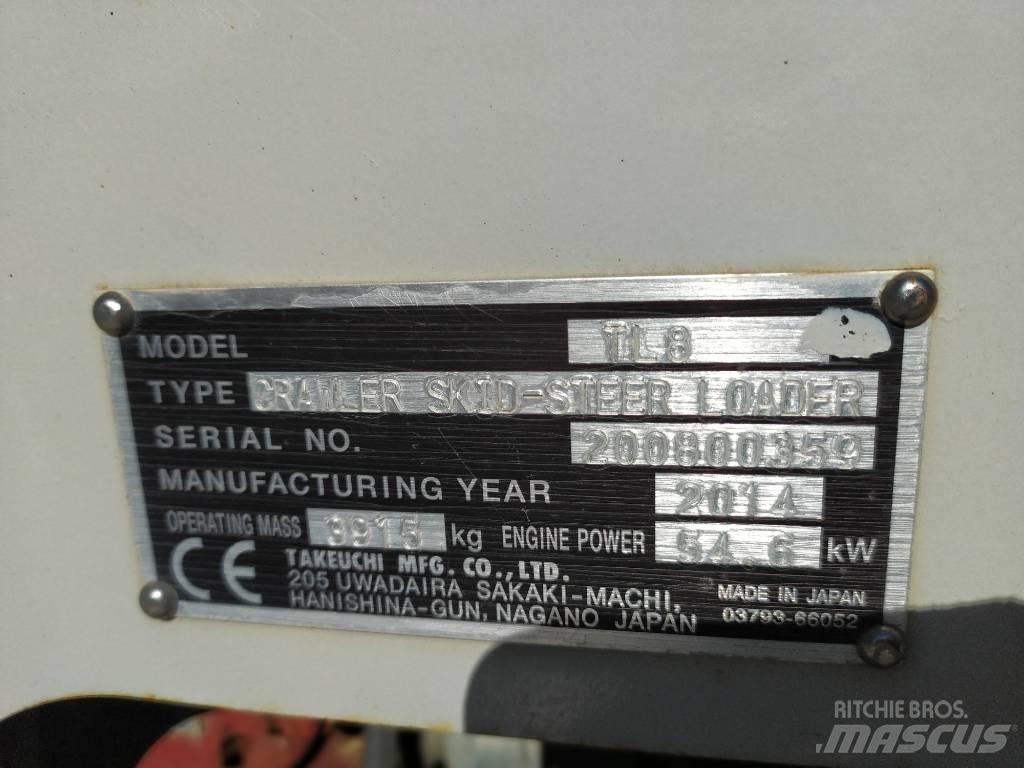 Takeuchi TL 8 Vikšriniai krautuvai