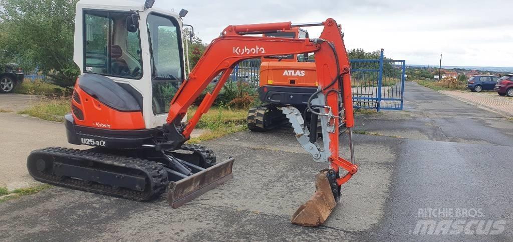 Kubota U 25-3 Mini ekskavatoriai < 7 t