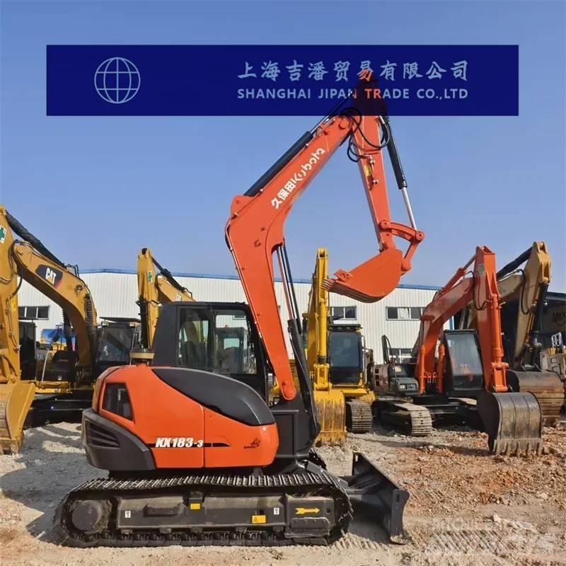 Kubota KX 183 Vidutinės galios ekskavatoriai 7-12 t