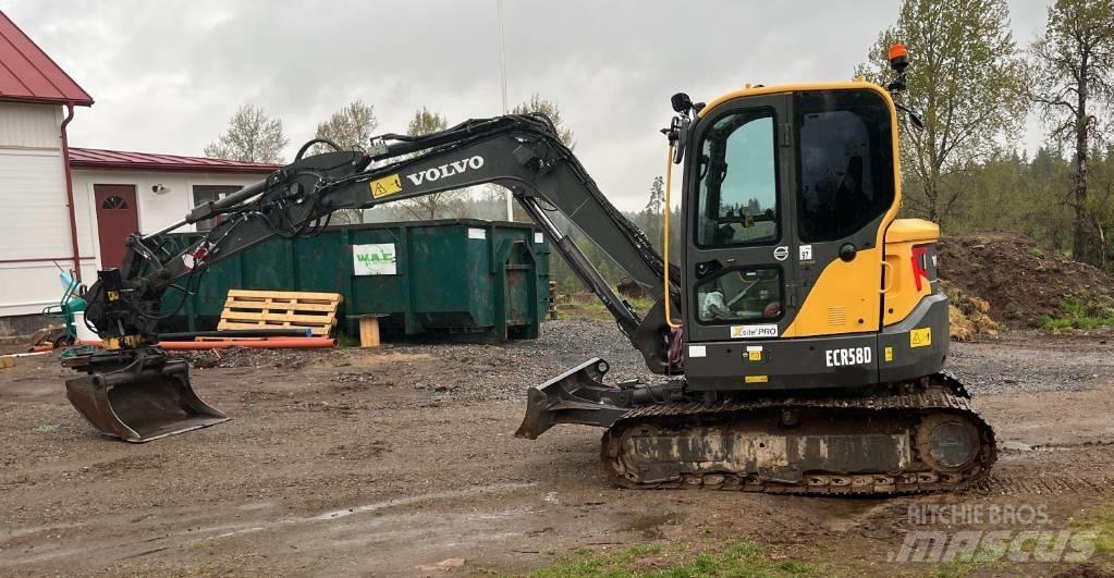 Volvo ECR 58 D Mini ekskavatoriai < 7 t