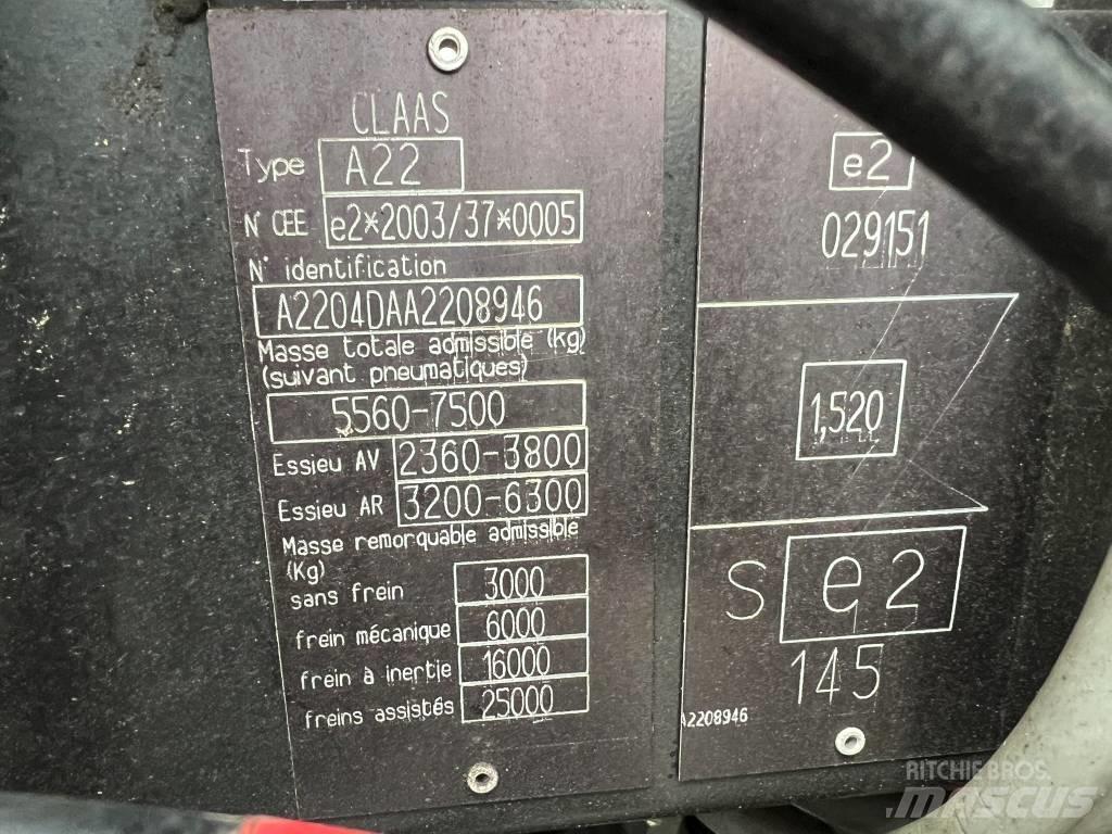 CLAAS Axos 310 Traktoriai