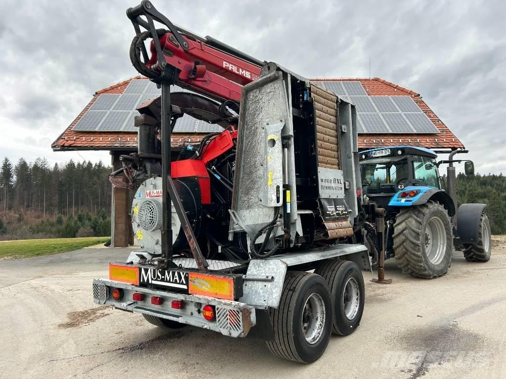 Mus-Max 8XL Medžių skaldymo, pjovimo ir lupimo įrengimai