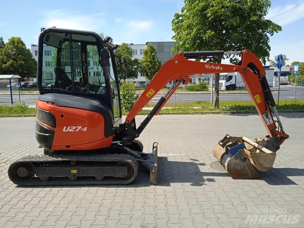 Kubota U 27-4 Mini ekskavatoriai < 7 t