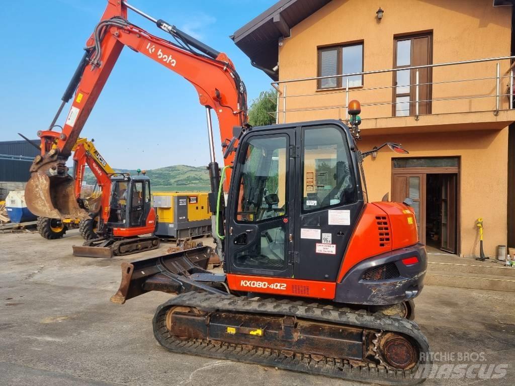 Kubota KX 80-4 Vidutinės galios ekskavatoriai 7-12 t