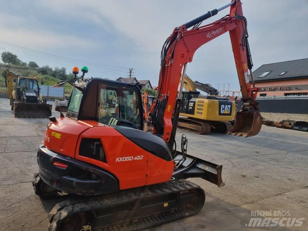 Kubota KX 80-4 Vidutinės galios ekskavatoriai 7-12 t