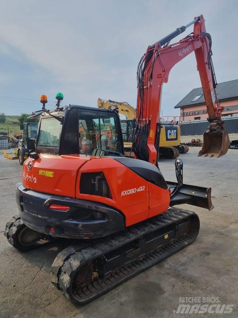 Kubota KX 80-4 Vidutinės galios ekskavatoriai 7-12 t