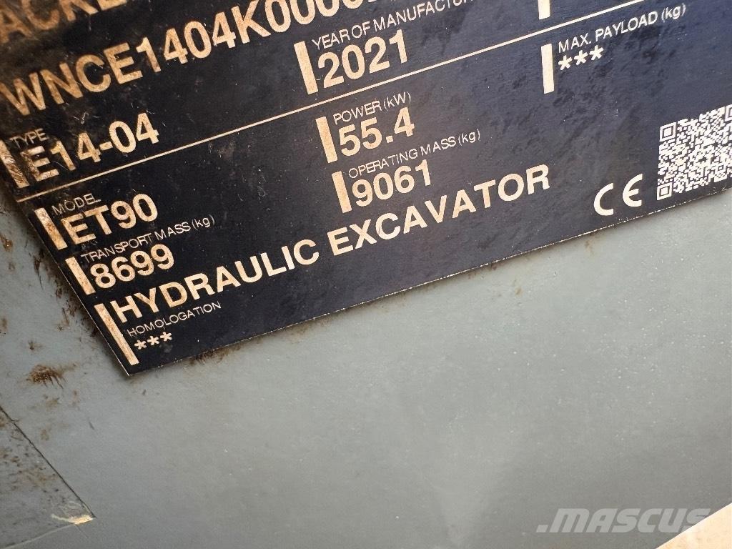 Wacker Neuson ET 90 Vidutinės galios ekskavatoriai 7-12 t