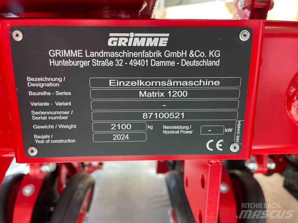 Grimme MATRIX 1200 Žemės ūkis - Kita