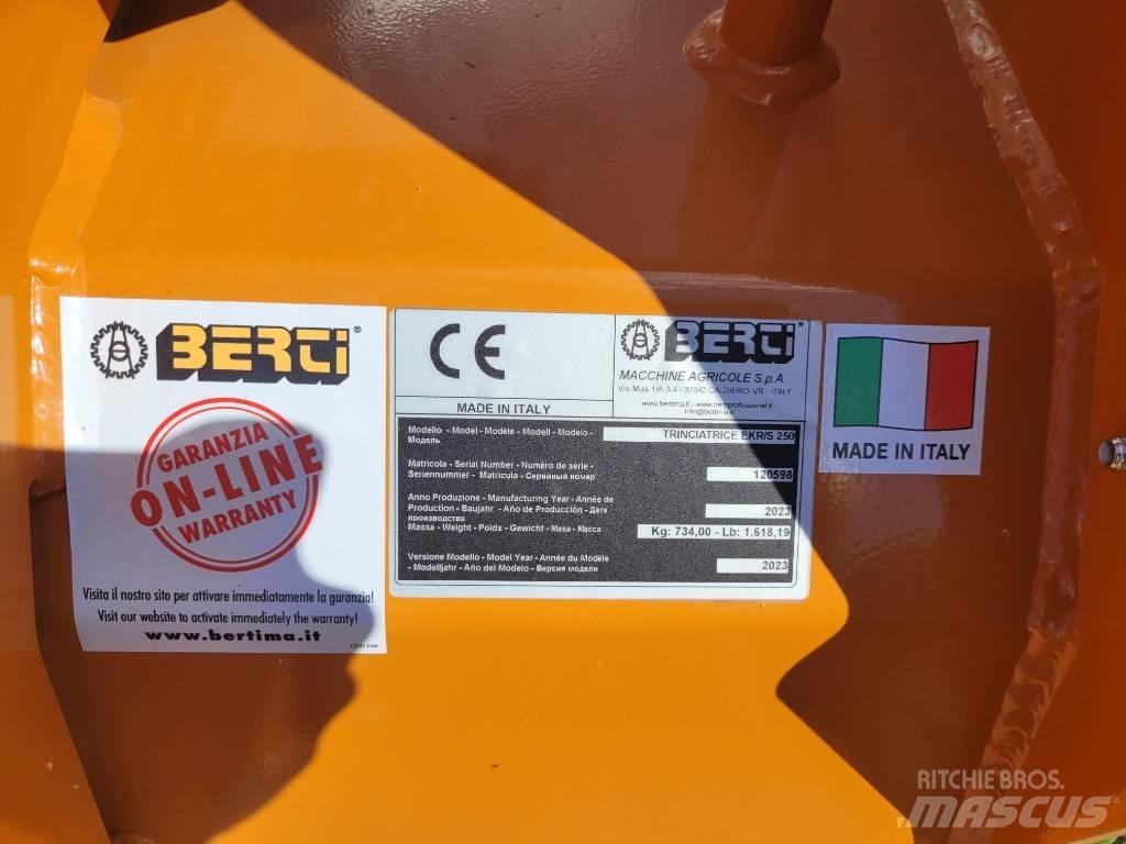 Berti Ekrs/s 250 Ganyklų šienapjovės / rėžtuvės