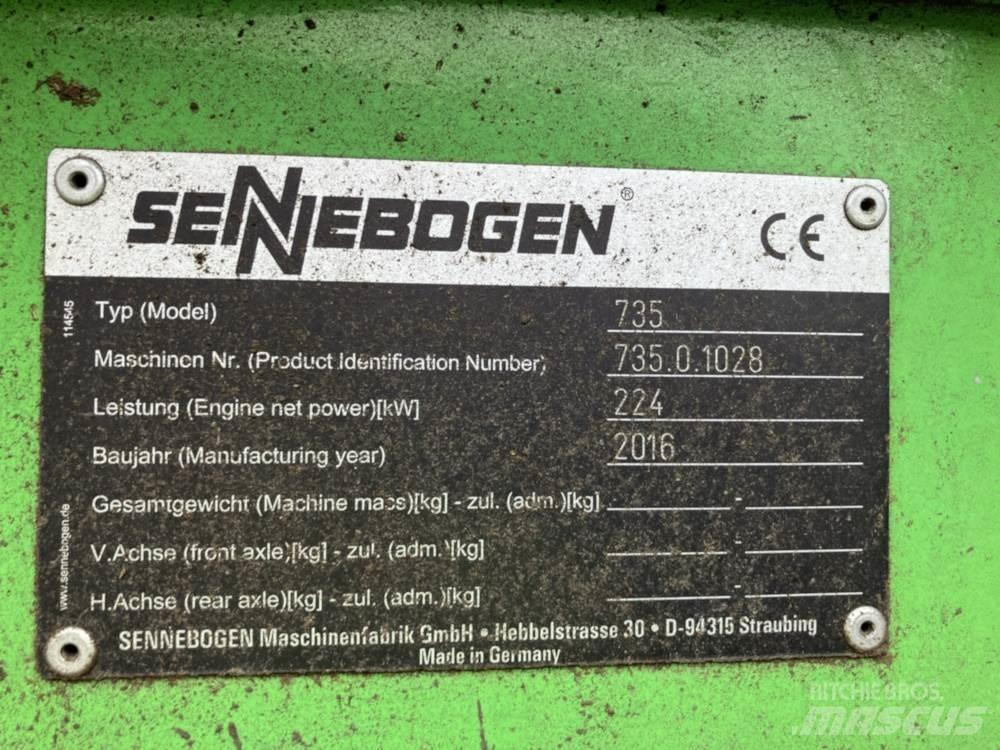Sennebogen 735E Atliekų / pramoniniai krautuvai