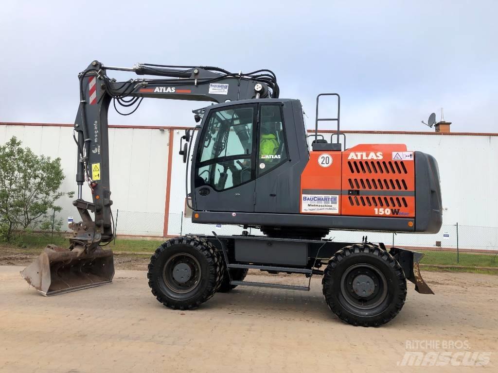 Atlas 150 W Ratiniai ekskavatoriai