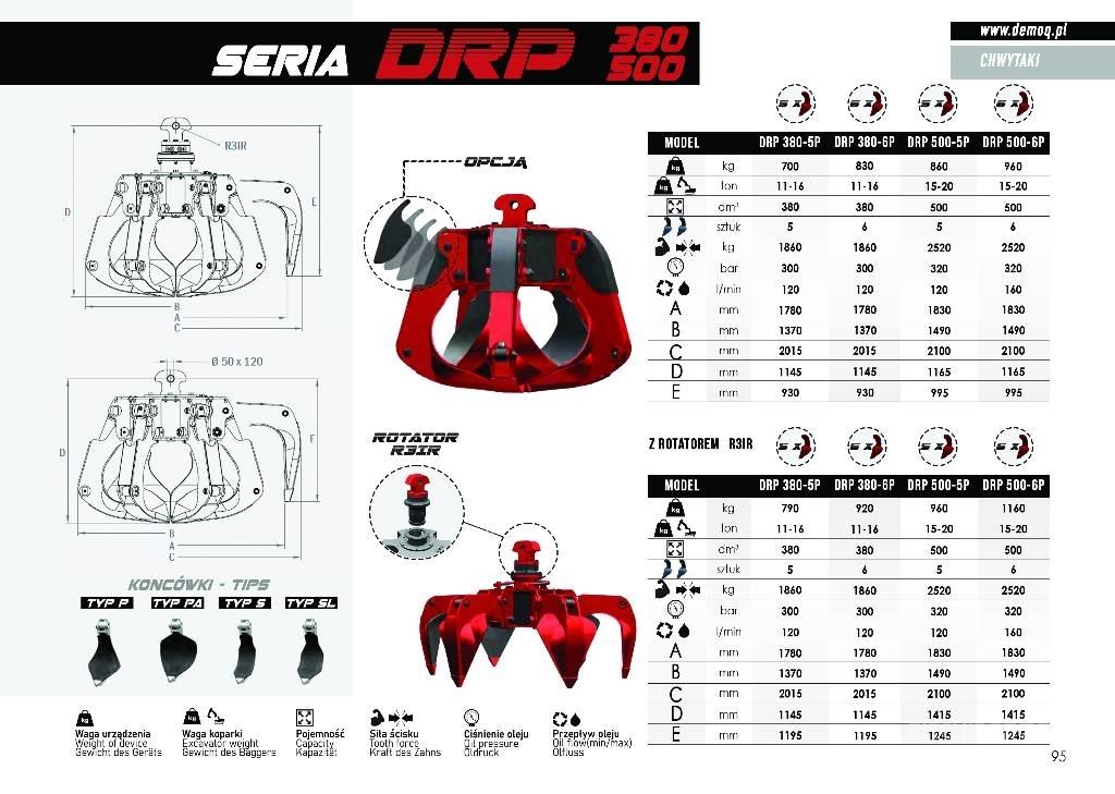  DEMOQ DRP300-5P Rėžtuvai