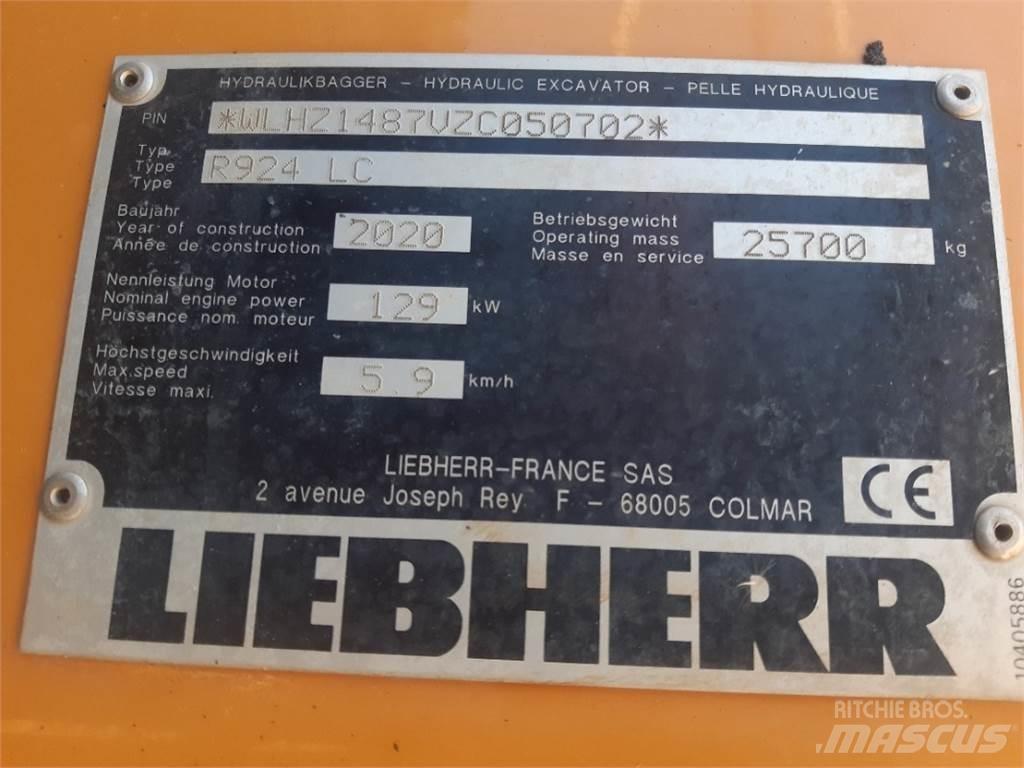 Liebherr R924 Vikšriniai ekskavatoriai