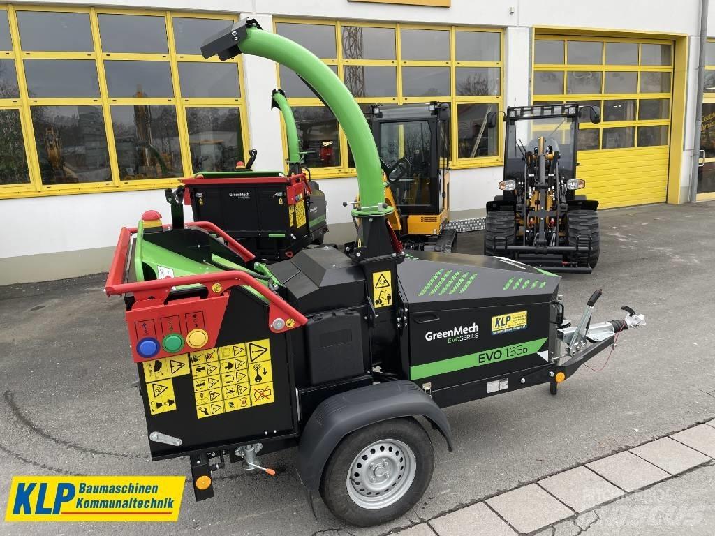 Greenmech EVO 165 D Medienos smulkintuvai