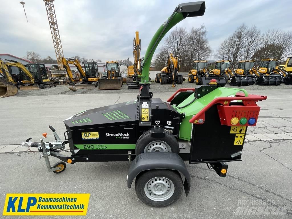 Greenmech EVO 165 D Medienos smulkintuvai