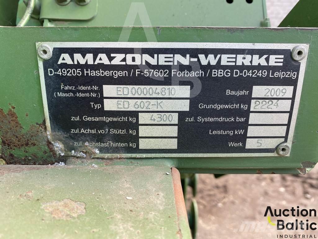 Amazone ED 602 K Tiksli sėjimo technika