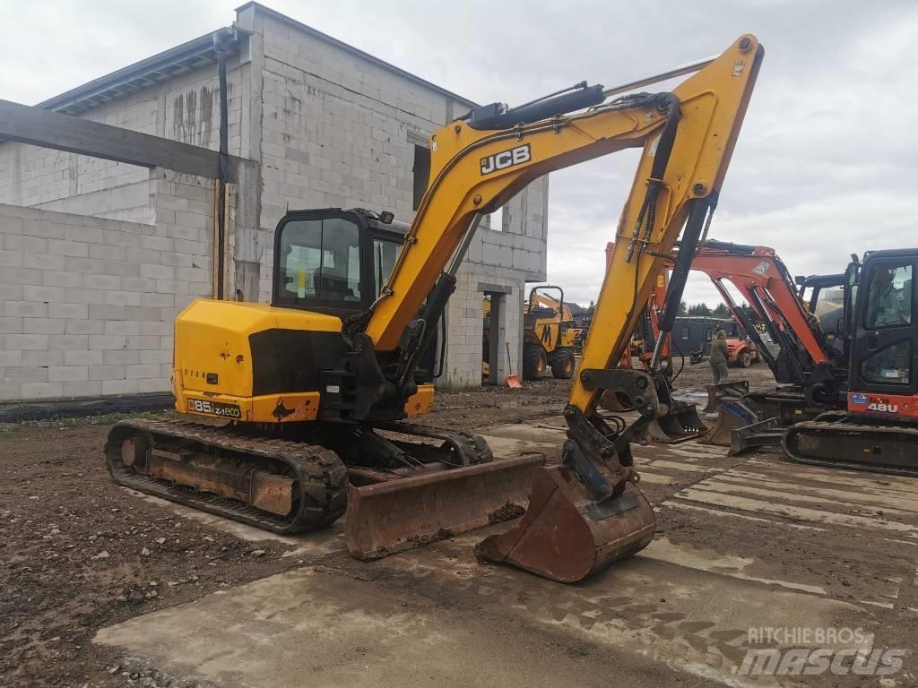 JCB 85Z-1 Vidutinės galios ekskavatoriai 7-12 t