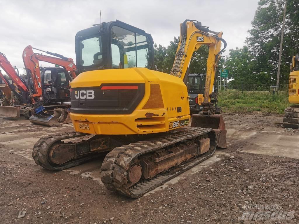 JCB 85Z-1 Vidutinės galios ekskavatoriai 7-12 t