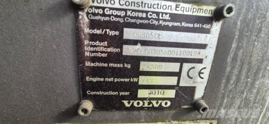Volvo 305C Griovimo ekskavatoriai