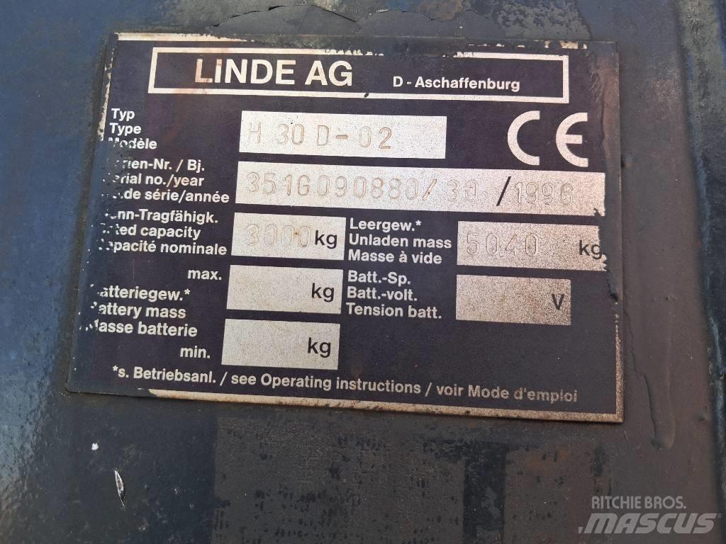 Linde H 30 D Dyzeliniai krautuvai